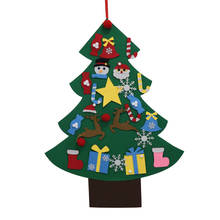 DIY Felt Kids Toys Christmas Tree  Artificial Tree Wall Hanging Ornaments Christmas Decoration for New Year Gifts Home 2024 - buy cheap