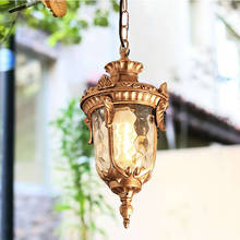 Outdoor chandeliers waterproof patio industrial lamps European kiosks corridors fixture Grape rack pendant light villa bra 2024 - buy cheap