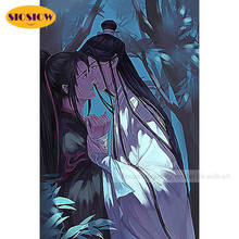 Mo Dao Zu Shi Anime 5d Mosaic Embroidery Diamond Painting Crystal Full Square Wei Wuxian Lan Wangji Dao Mo To Shi Action Figure 2024 - buy cheap