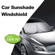 Parasol para parabrisas de coche, visera para ventana frontal, SUV, Van, protector de vehículo, Reflector, cubierta de pantalla de bloqueo, 150x70cm 2024 - compra barato