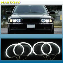 CCFL-Kit de Ojos de Ángel con faros HID, anillo de Halo blanco cálido para BMW E46, 325i, 325xi, 330i, 330xi, 1999-2005, Demon Eye 2024 - compra barato