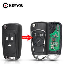 KEYYOU Modified Remote Key For Chevrolet Malibu Cruze Aveo Spark Sail 315/433MHz Flip 2/3/4/5 Button Control Alarm Fob ID46 Chip 2024 - buy cheap
