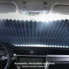 Universal Ajustável Car Window Sombrinha Dobrável Brisa Cortina Auto Sombrinha Sombrinha Capa Escudo Bloco Anti-UV Pala de Sol 2024 - compre barato