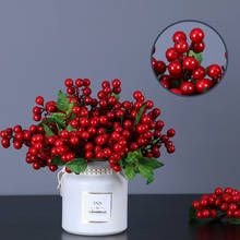 7 Pcs Simulation Foam Small Berry Photography Props Home Decor Flower Arrangement Christmas Decoration Blueberry Fruit Red Berry 2024 - buy cheap