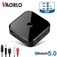 VAORLO-transmisor de Audio inalámbrico, adaptador receptor Bluetooth 5,0, compatible con 2 dispositivos APTX HD, para auriculares, TV y PC 2024 - compra barato