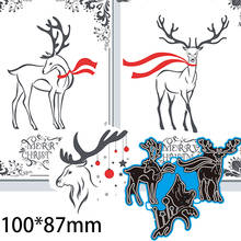 Cutting Metal Dies Mooses   New Stencils DIY Scrap booking Paper Cards Craft Making Craft Decoration 100*87 mm 2024 - buy cheap