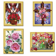 High Quality 40*50CM Diamond Embroidery diy diamond Painting Cross Stitch kit with printed frame Home wall Decor gift 3D Effect 2024 - buy cheap