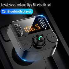 `Car Handsfree Wireless Bluetooth Kit FM Transmitter Car MP3 Player USB Charger FM Modulator Car Accessories 2024 - buy cheap