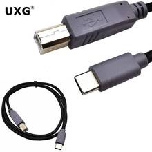 1m USB Data Cable USB 3.1 Type C Male Connector to USB2.0 B Type Data OTG Cable For Smart Phone Printer Hard Disk Electric piano 2024 - buy cheap