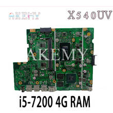 X540UV Laptop Motherboard For Asus X540U X540UA X540UV Mainboard i5-7200 4G RAM 2024 - buy cheap