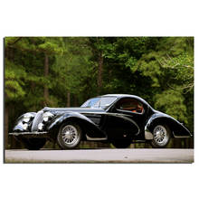 Talbot lago poster do carro vintage arte da parede fotos para sala de estar decoração casa pintura lona sem moldura 2024 - compre barato