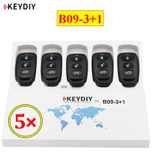 KEYDIY-mando a distancia universal KD para KD200 KD900 KD900 + URG200 B09-3 mini KD, Serie B, KD-X2 + 1 3 + 1 botón, 5 unids/lote 2024 - compra barato