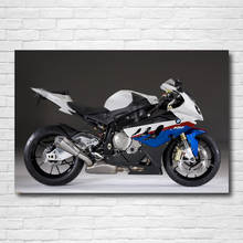 Papel pintado B M W S1000RR Superbike Muscle Motorbike, cuadro de arte de pared, carteles, impresión en lienzo, pintura moderna para decoración del hogar 2024 - compra barato