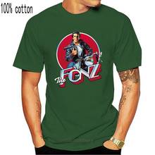 Alta qualidade o fonz fonzie dias felizes legal retro tv mostrar televisão comédia camiseta 2024 - compre barato