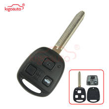 Kigoauto 50171 дистанционный ключ 3 buttonTOY43 лезвие + 304 МГц + 4C Чип для Toyota Land Cruiser FJ Cruiser 1998-2011 2024 - купить недорого