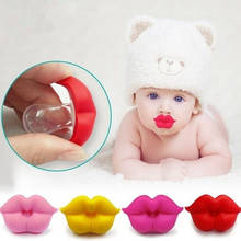 1 шт. силиконовая соска для губ соска поцелуй младенца соска малыша поцелуй рот подарки силиконовые смешные сексуальные 2024 - купить недорого