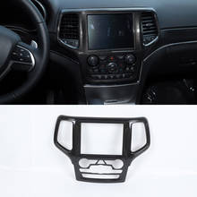 ABS Car Styling For Jeep Grand Cherokee 2019 Up Central Console GPS Navigation Panel Frame Cover Trim Interior Molding 2024 - buy cheap