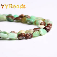 6-8mm Natual Irregular Green Australia Jades Stone Beads Chrysoprase Loose Beads For Jewelry Making DIY Bracelets Necklaces 15'' 2024 - buy cheap