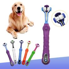 3-Sided Dog Cat Durable Toothbrush Pet Oral Dental Care Tooth Grooming Cleaning Brush Pet Supplies 2024 - buy cheap