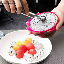 Cuchara de bola de helado 2 en 1, herramienta de excavación de fruta, cuchillo de tallado de fruta, sandía, melón, bricolaje 2024 - compra barato