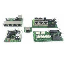 Placa de circuito de interruptor ethernet de 5 pines para módulo, placa PCBA de 10/100mbps, placa OEM, interruptor ethernet 5 RJ45 10/100mbps 2024 - compra barato