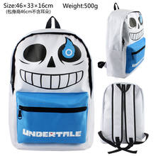 Игра Undertale Sans Косплей рюкзак студентов школьный рюкзак брезентовый сумка дорожная сумка для ноутбука 2024 - купить недорого