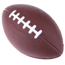 Mini pelota de fútbol americano de espuma de PU para niños y adultos, pelota de Rugby de estándar suave, regalo de cumpleaños, Color aleatorio 2024 - compra barato
