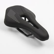 Shock Absorbing Hollow Bicycle Saddle PU Extra Soft MTB Bike Saddle Road Cycling Cushion Seat Bike Parts 2024 - buy cheap