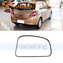 Kamshing-espelho retrovisor para nissan tiida 2015-2016., lente de vidro para retrovisor externo. 2024 - compre barato