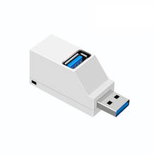 Универсальный мини 3 порта USB 2,0/3,0 концентратор ноутбук ПК Высокая скорость передачи данных USB сплиттер адаптер 2024 - купить недорого