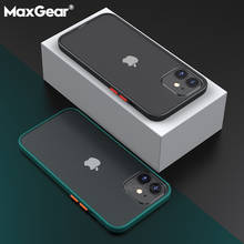Luxury Shockproof Silicone Bumper Case for iPhone 12 Pro Max 12 Mini X XS XR 6 6S 8 7 Plus SE 2020 Transparent Matte Back Cover 2024 - buy cheap
