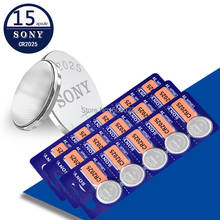 Sony 15pcs original cr2025 ECR2025 BR2025 DL2025 KCR2025 LM2025 3v button battery coin battery for remote control toys 2024 - buy cheap