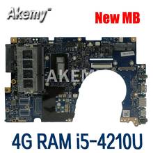 Akemy UX303LAB placa base de Computadora Portátil para Asus UX303LA UX303LB UX303LN UX303LA UX303L U303L placa base 4G RAM i5-4210U SR23Y 2024 - compra barato