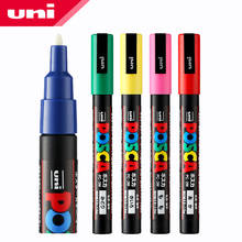 2 шт. Uni Posca PC-3M 0,9-1,3 мм маркеры для краски граффити на водной основе цветные маркеры перманентные маркер-краски маркеры для краски 2024 - купить недорого