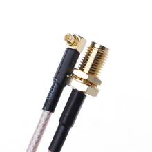 High Quality SMA Female to MMCX Male Right Angle Pigtail Cable RG316 15cm 6" 2024 - buy cheap
