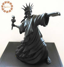 Black Color Modern Art Statue of Liberty  Throw Torch Riot of Liberty London Art Fair Resin Sculpture Home Decor Creative Gift 2024 - buy cheap