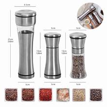 Stainless Steel Manual Salt Pepper Mill Spice Grinder Muller Kitchen Tools pepper Mill with Adjustable Ceramic Grinder 2024 - buy cheap