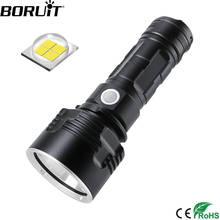 BORUiT XHP50 LED Powerful Flashlight USB Rechargeable Torch Powered by 26650 Battery Lantern Waterproof Camping Fishing Light 2024 - buy cheap