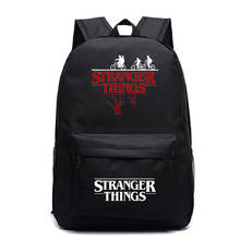 Mochila Stranger Things para mujer, bolso para ordenador portátil para hombre, mochilas escolares para adolescentes, niños y niñas, bolsas de viaje 2024 - compra barato