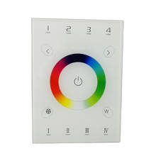 Controle sem fio da montagem da parede dmx rf 100g do painel do youch do vidro da c.a. 240v-2.4 v do controlador mestre novo do diodo emissor de luz dmx512 conectando com R4-5A