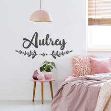 Girl Name Wall sticker Boho Nursery Wall decal Custom Name Decals Personalized Baby Gifts Boho Bohemian Girls Bedroom Decor G327 2024 - buy cheap