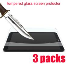 Protetor de tela para samsung galaxy, 3 pacotes de vidro temperado para samsung galaxy tab a 8.0 tamanhos 2024 - compre barato