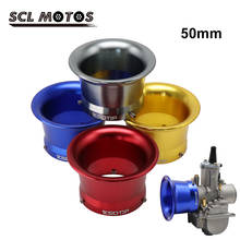 Scl motos 1 peça 50mm modificado motocicleta carburador copo de vento copo de filtro de ar para pwk 21 24 26 28 30 pe 28 30 cafe racer 2024 - compre barato