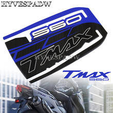 Almohadilla protectora de fibra de carbono para motocicleta YAMAHA, almohadilla de tanque de combustible y Gas, pegatina adhesiva, para YAMAHA T-MAX560 TMAX560 Tmax 560 2024 - compra barato