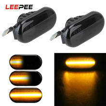 Leepee-luz led para seta lateral de carro, dinâmica, indicador de curva, para nissan qashqai navara micra 350z, note, pathfinder 2024 - compre barato