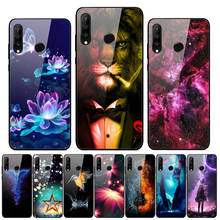 For Huawei Honor 9X STK-LX1 Case Tempered Glass Print Hard Back Case For Huawei Honor 9X Premium Cover Honor9X 9 X Global Bumper 2024 - buy cheap