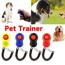 1Pc ABS Pet Dog Cat Button Click Clicker Trainer Training Obedience Aid Wrist Strap Stop Barking Pet Supplies 2024 - buy cheap