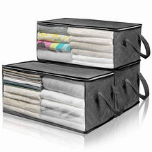 Transparent Foldable Quilt Storage Bag Portable Dust-Proof Clothes Pillow Pouch  Household Wardrobe Closet Organize Accessory 2024 - buy cheap