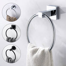 Stainless Steel Fixed Bath Towel Holder Bathroom Towel Bar Wall Mounted Towel Rack Hanger Single Hook Dual Towel Racks 55/40CM 2024 - buy cheap