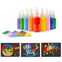 Набор карточек для рисования с песком 10/24/26 листов, Детская обучающая игрушка для раннего развития, креативные игрушки для рисования 2024 - купить недорого